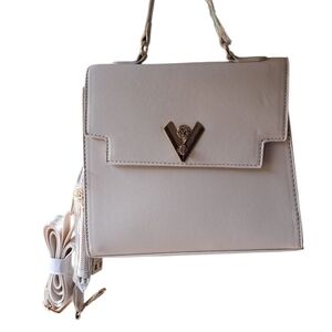 NWT Valentino Orlandi Chic Cream Crossbody Bag